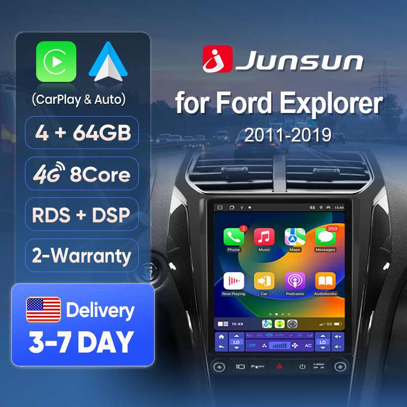 Japanese Car Lifestyle - Écran CarPlay sans fil Junsun pour