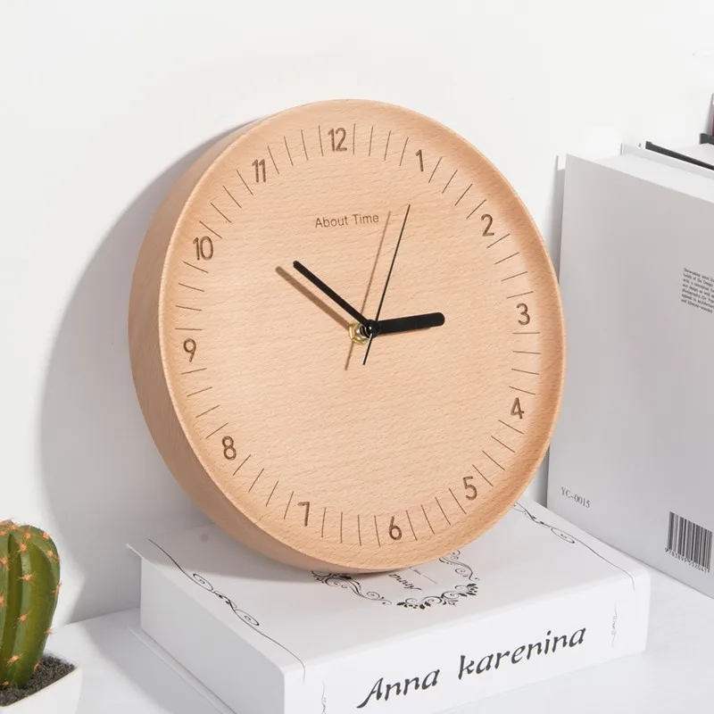 Japanese Minimalist Lifestyle - Horloge murale de style japonais en