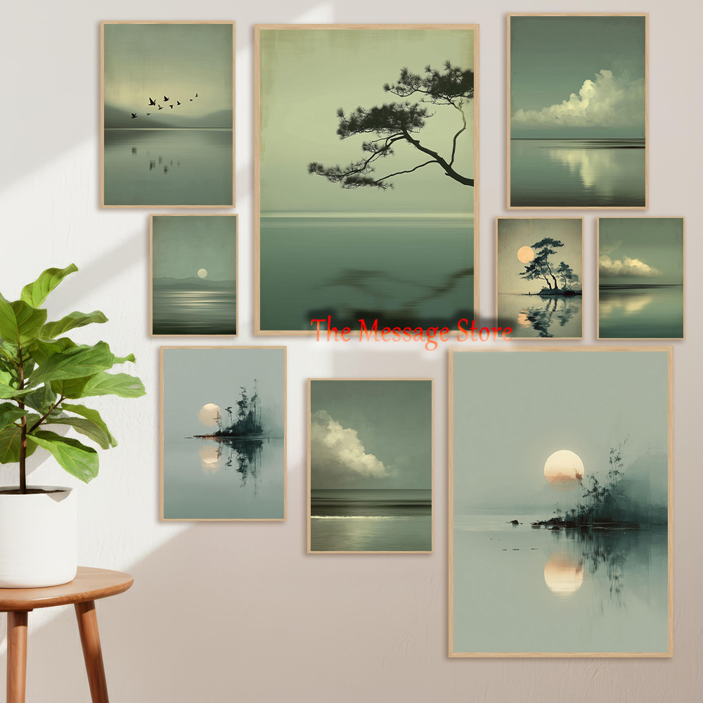 Japanese Minimalist Lifestyle - Peinture sur toile murale Paysage japonais