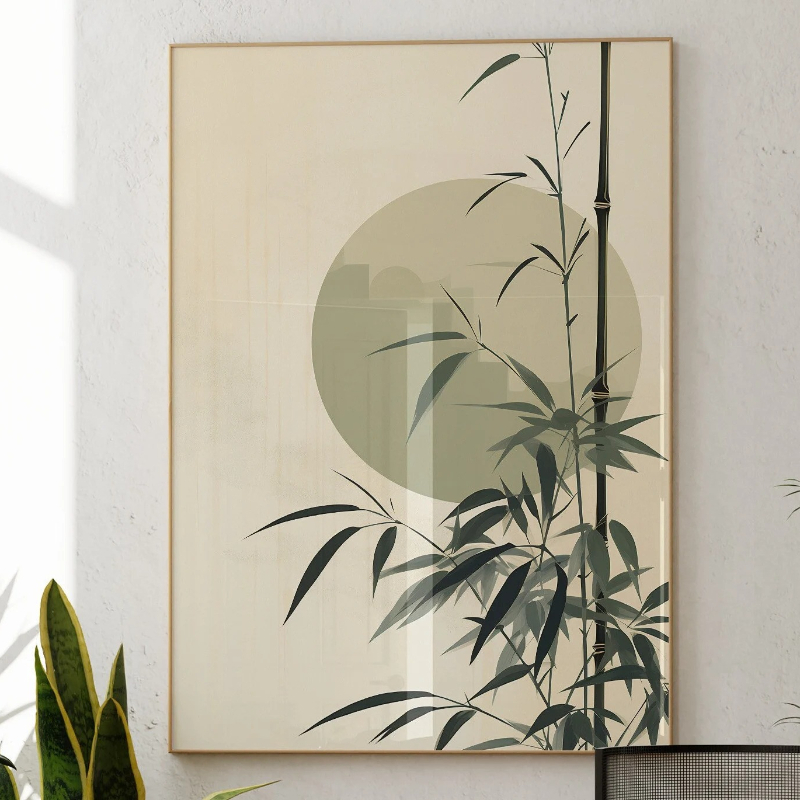 Japandi Wall Art Minimal Botan - Japanese Minimalist Lifestyle avis et prix