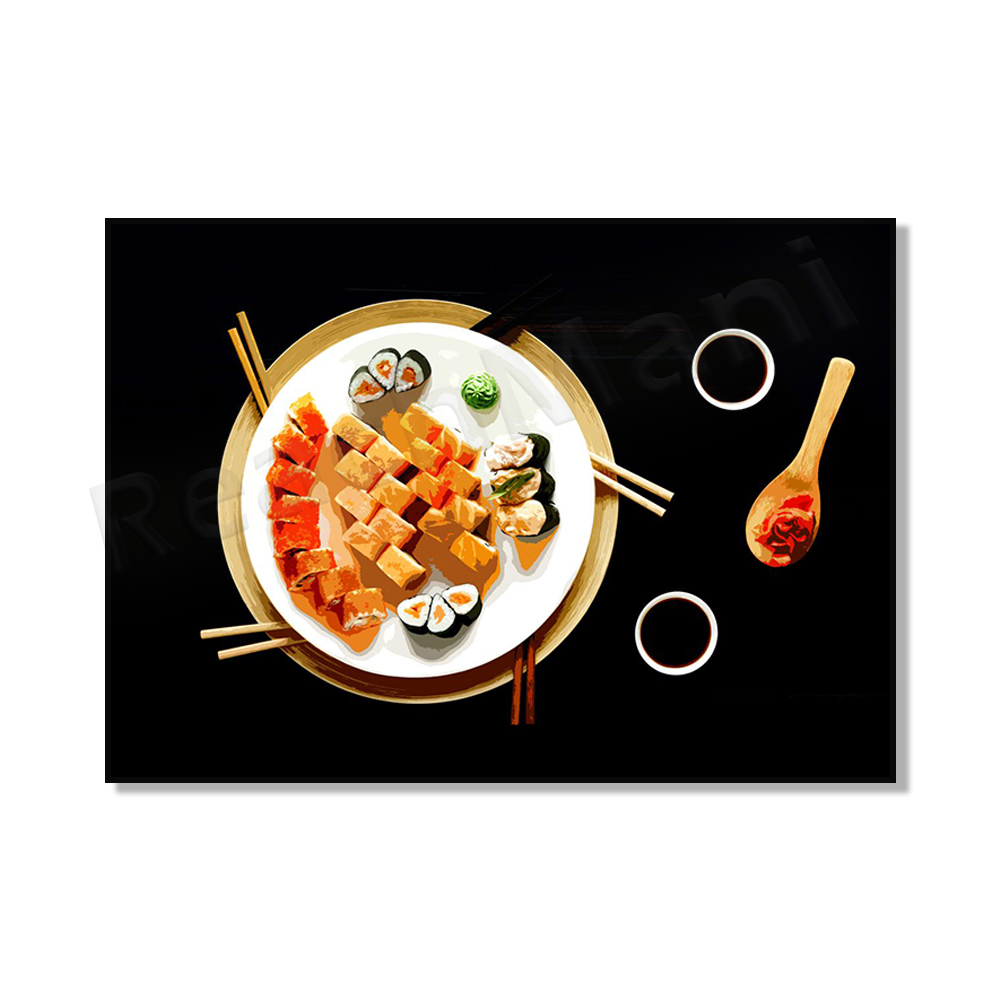 Peinture murale de style japon - Japanese Restaurant Lifestyle avis et prix