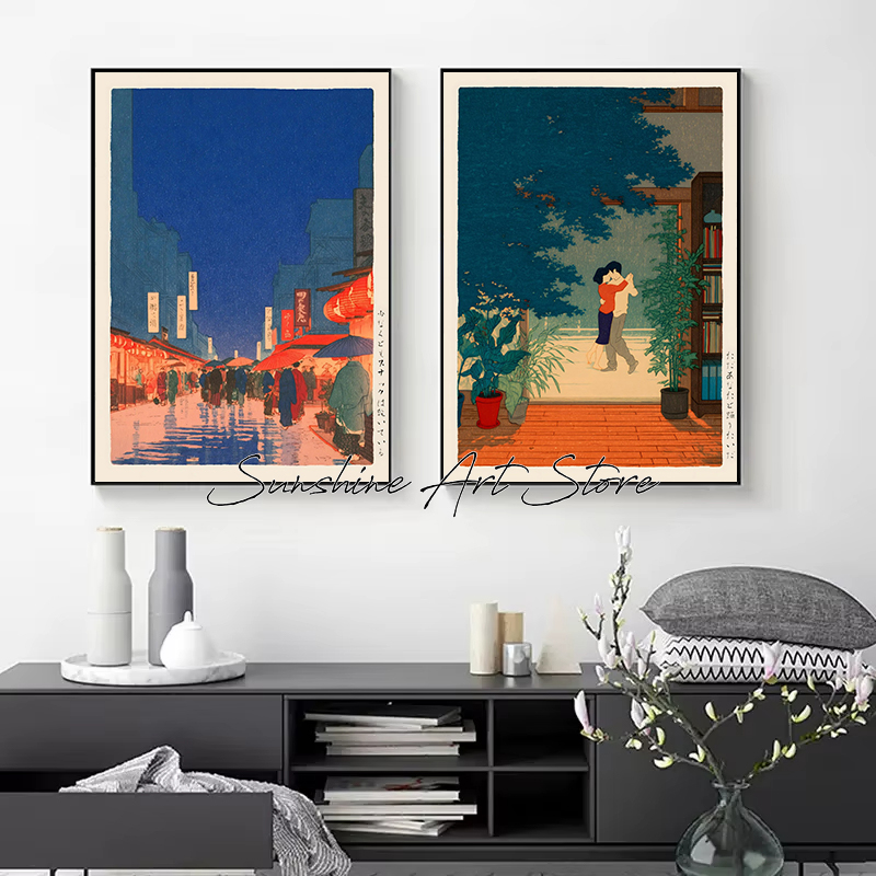 Vintage Hasui Kawase Style min - Japanese Minimalist Lifestyle avis et prix
