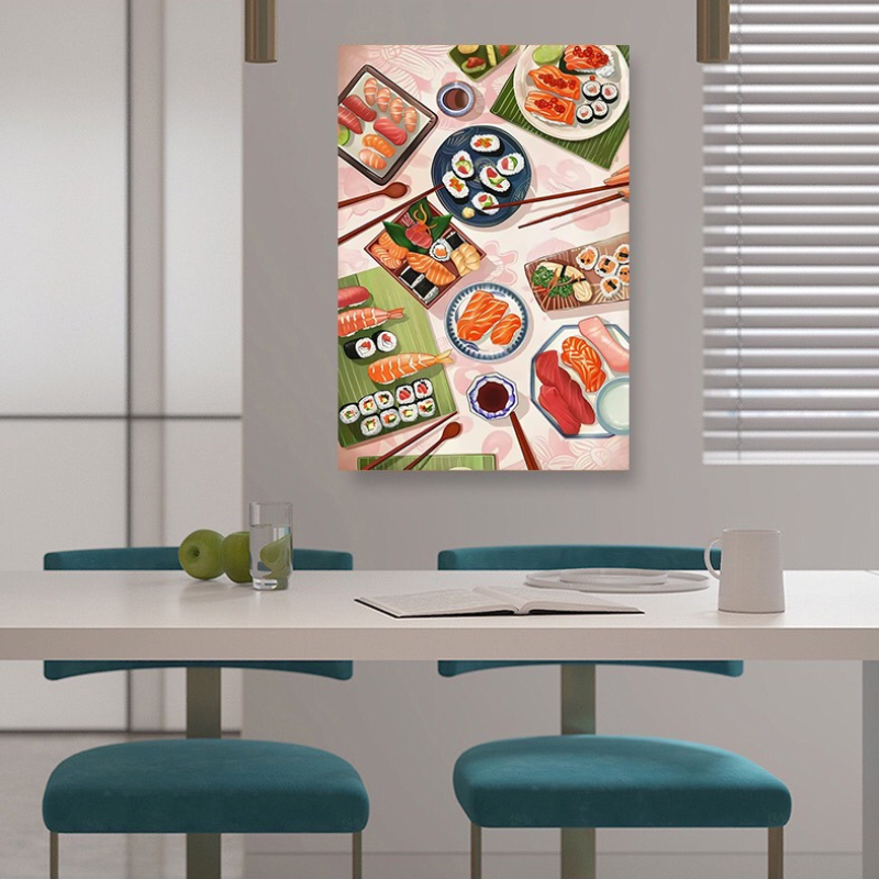 Affiches de sushi au saumon, i - Japanese Restaurant Lifestyle avis et prix