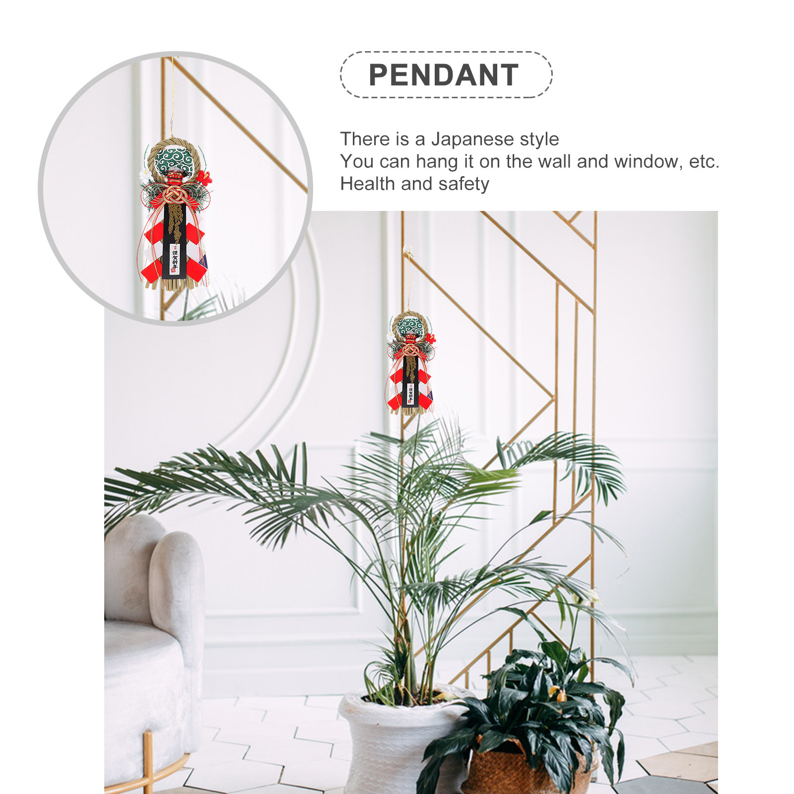 1 pièce de pendentif en paille - Japanese Restaurant Lifestyle avis et prix