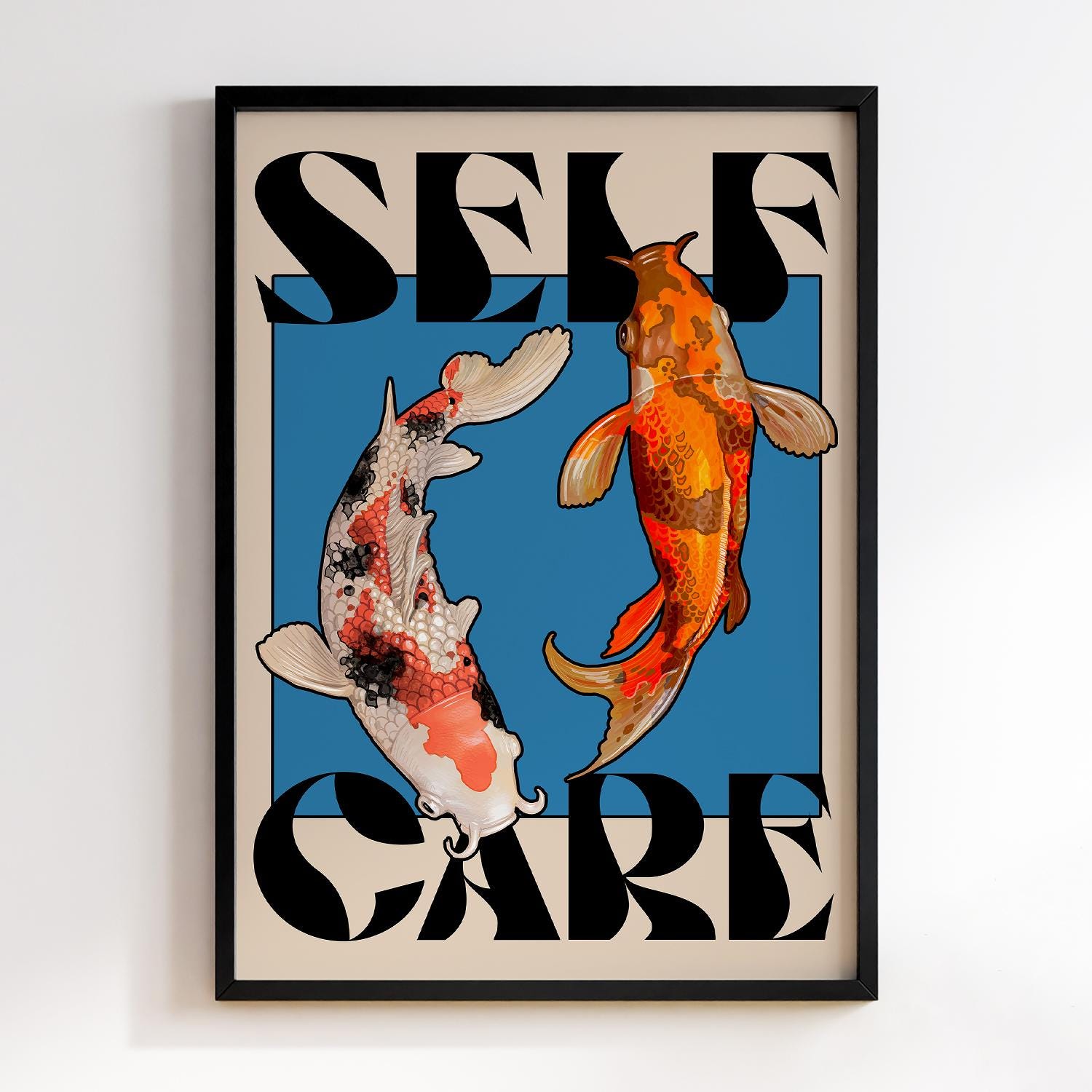 Affiche de poisson Koi Yayoi K - Japanese Minimalist Lifestyle avis et prix