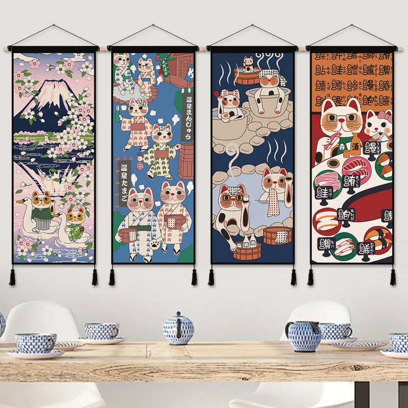 Affiche d'art de grill de chat - Japanese Restaurant Lifestyle avis et prix