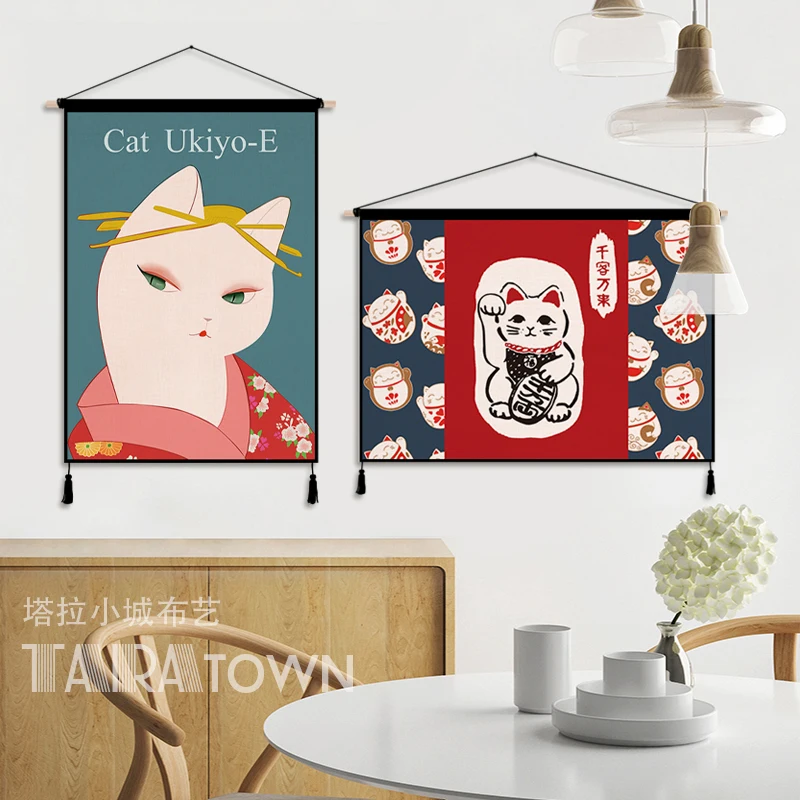 Affiche d'art de grill de chat - Japanese Restaurant Lifestyle avis et prix