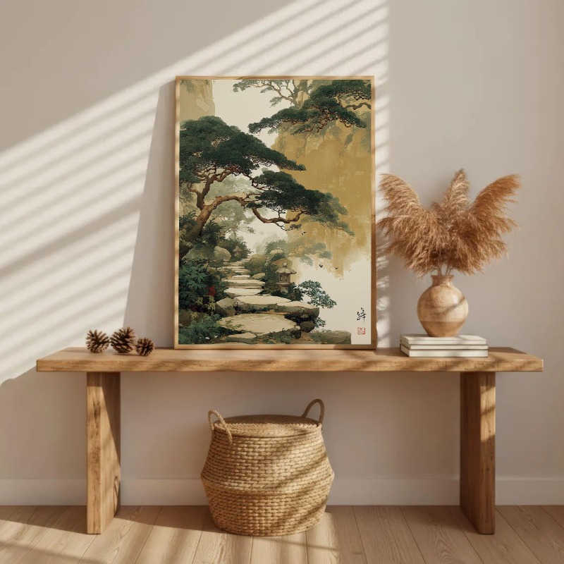 Affiche sur toile vintage repr - Japanese Lifestyle Home avis et prix